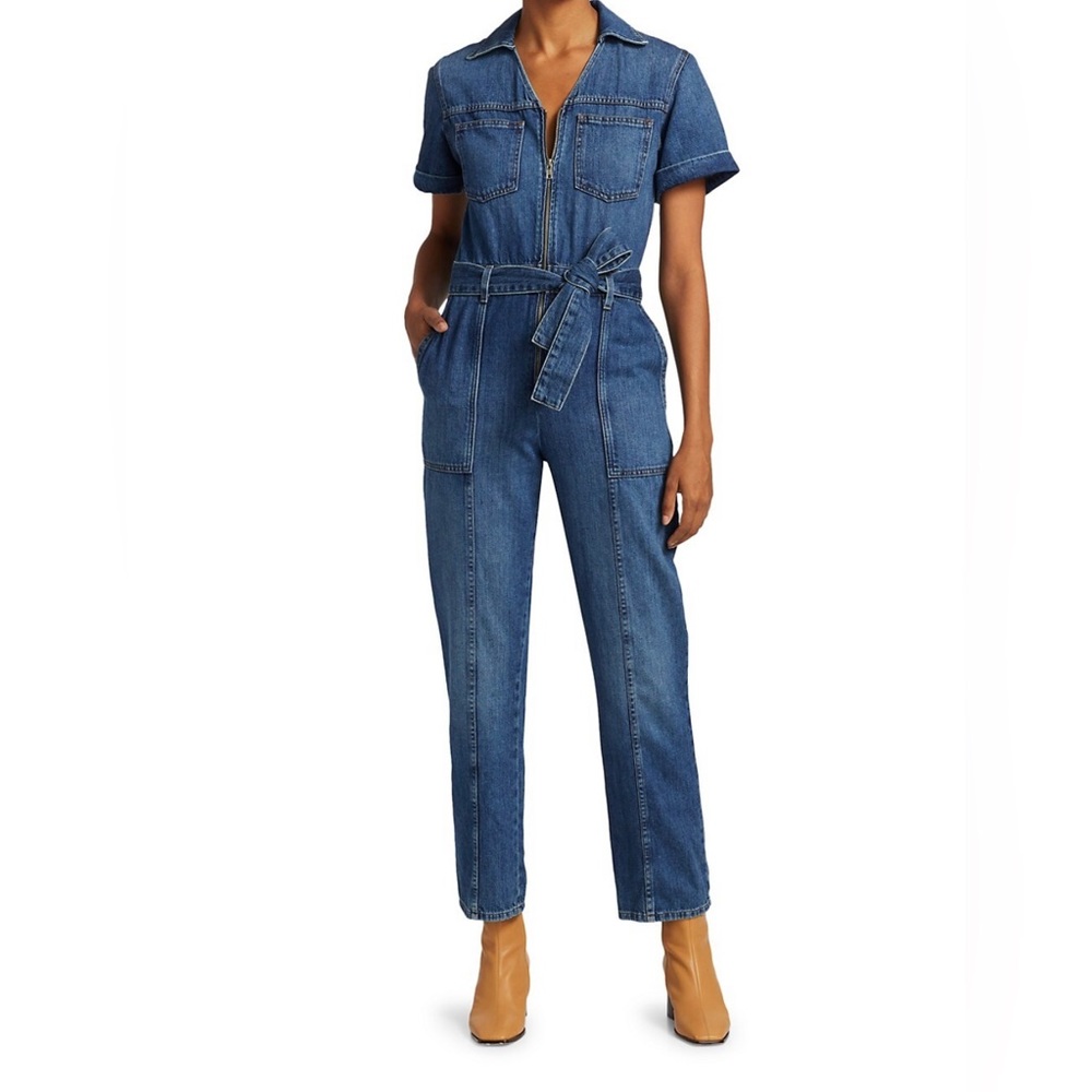 Sale!▪️Jonathan Simkhai Golda Denim Jumpsuit in Palisades Blue